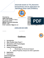 Design of Photoanode Based On Tio Nanowire Embedded Au Nanoparticles and Its Application For Flexible Dye-Sensitized Solar Cells (FDSSCS)