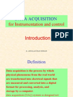 Data Acquisition: For Instrumentation and Control