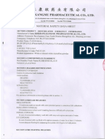 MSDS+TDS of Florfenicol Factory