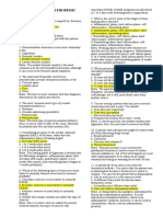 Orthopedic Conditions Questions