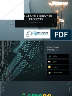 Mac Adams E-Solution Projects