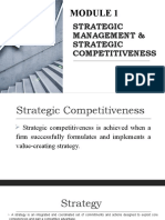 Module 1 - Strategic Management and Strategic Competitiveness
