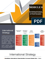 Module 8 - International Strategies