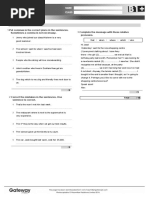 B1PLUS UNIT 7 Test Standard