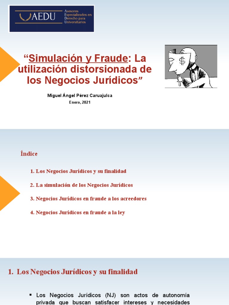 Simulación y Fraude en Negocios Jurídicos | PDF | Bienes (Ley ...