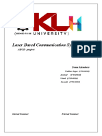 Laser Based Communication System: AECD Project