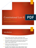 Constitutional Law II Federalism