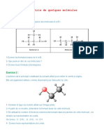 La Geometrie de Quelques Molecules Serie D Exercices 1 2