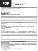 Compressor Oil Safety Data Sheet | PDF | Chemistry | Occupational ...