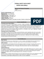 Material Safety Data Sheet Nitric Acid (Hno)