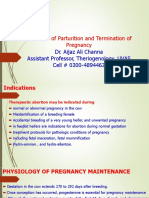 Induction of Parturition and Termination of Pregnancy