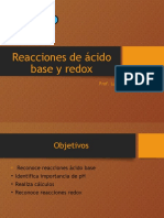 Clase N°10 Reacciones Ácido-Base y Redox