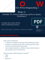 ECTE324/8324: Power Engineering 1 Week 11: Power Conditioning and Power Quality Disturbances