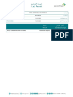 Lab Result Report