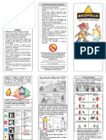 Triptico de Prevencion y Preparacion Contra Incendios