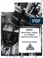 Apiic: Industrial Parks Allotment Regulations