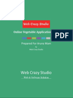 Web Crazy Studio: Online Vegetable Application