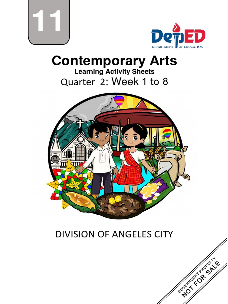 SHS Contemporary Arts Week 1 To 8 Quarter 2 | PDF | Composition (Visual Arts)  | Drawing