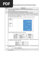 Worksheet of Application Based Question