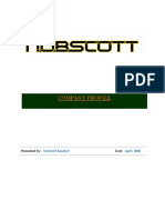 COMPANY PROFILE: NOBSCOTT ENGINEERING SERVICES