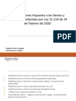 Modificaciones IVA 2020 - Instituto Chileno de Derecho Tributario