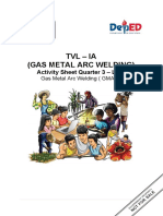 TVL - Ia (Gas Metal Arc Welding) : Activity Sheet Quarter 3 - LO 1