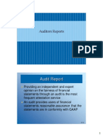 Audit Report: Auditors Reports
