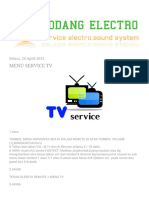 Menu Service TV