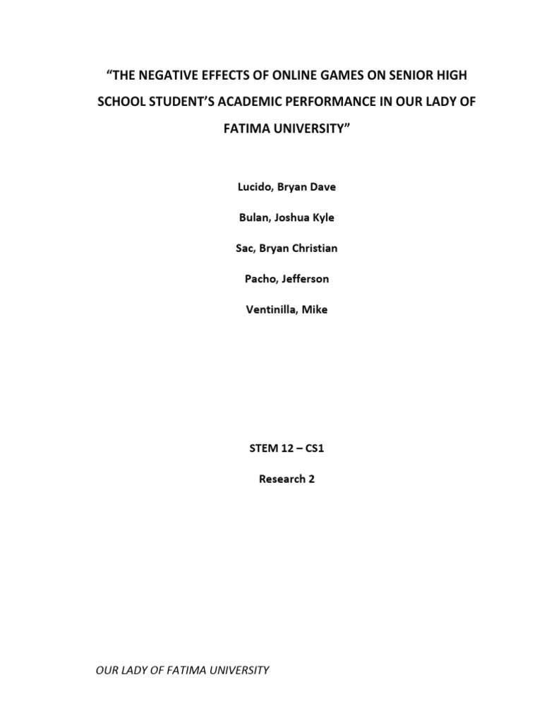 the-negative-effects-of-online-games-on-senior-high-school-student