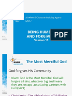 Being Humble and Forgiving: Course: Year: 2017