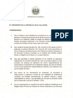 Decreto No.: Presidencia de La República