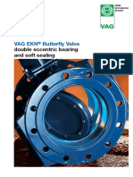 Vag Ekn Butterfly Valve: Double Eccentric Bearing and Soft Sealing