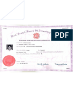 Madhyamik Certificate Subham Hazra - Page 1