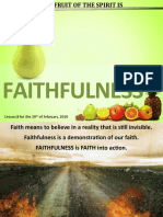 F E Aithfuln SS: Lesson 8 For The 20 of February, 2010