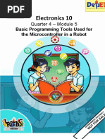 Electronics10 - Quarter 4 - Module 5 Basic Programming Tool For A Microcontroller