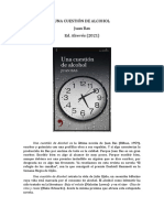 UNA CUESTIÓN DE ALCOHOL Reseña