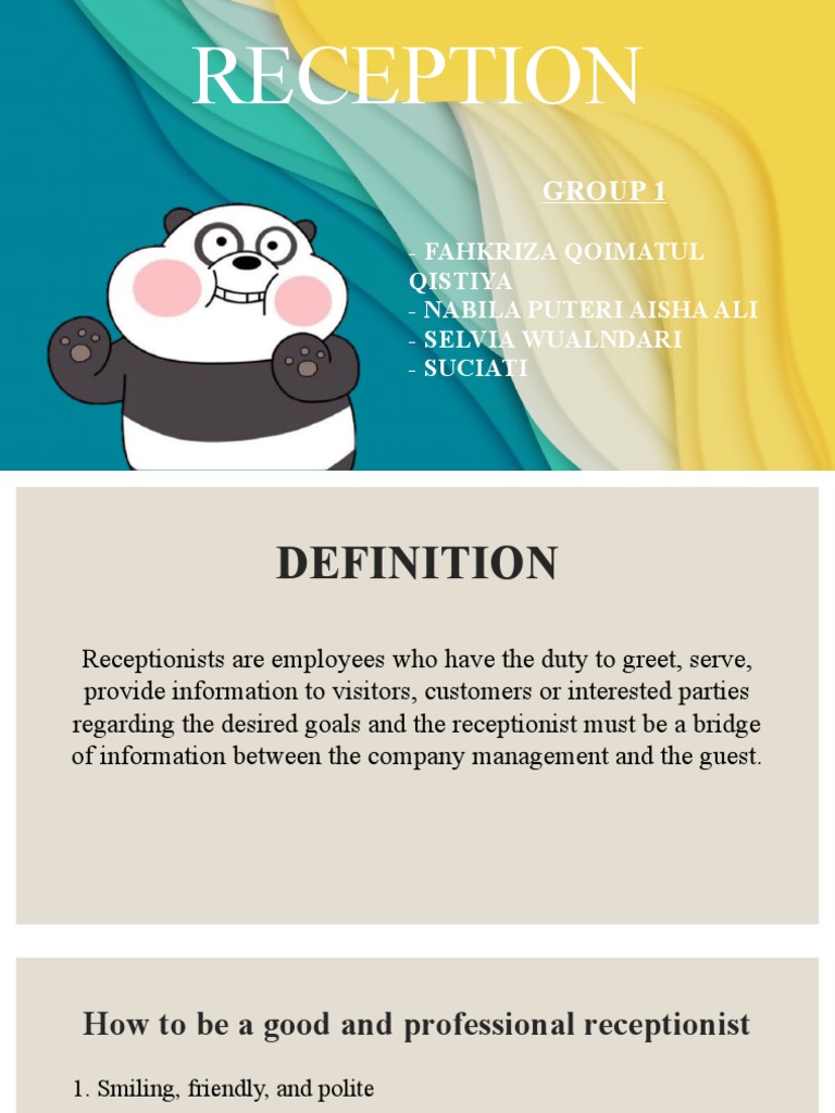 Receptionist Skills Guide | PDF | Career & Growth