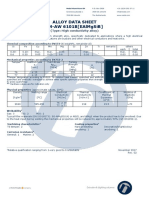 Alloy Data Sheet En-Aw 6101B (Ealmgsib) : Type: High Conductivity Alloy)