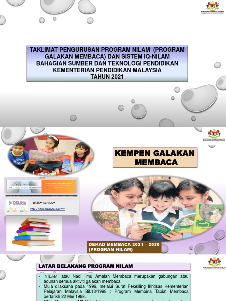 Slaid Taklimat Program Nilam 2021 Pdf