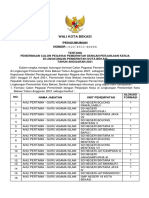 Pengumuman Seleksi Penerimaan CPPPK Kota Bekasi Ta 2021