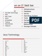 Presentation On IT Skill Set