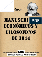 Manuscritos Economicos y Filosoficos de Marx