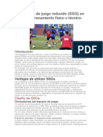 SSG en fútbol: ¿Entrenamiento físico o técnico-táctico