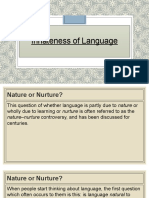 Psy3-Innateness of Language