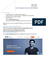 User Guide-Step Learners Using The Web Version: Technical Requirement