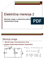 Merenje Snage U Sistemima Jednosmerne I Naizmenicne Struje