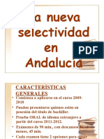 La Nueva Selectividad en Andalucía