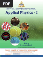 TCET FE Applied Physics - I (2018-2019)