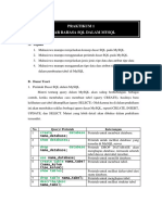 Modul 1 (Dasar SQL Dalam Mysql)