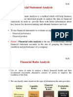 Financial Statement Analysis: - Focus